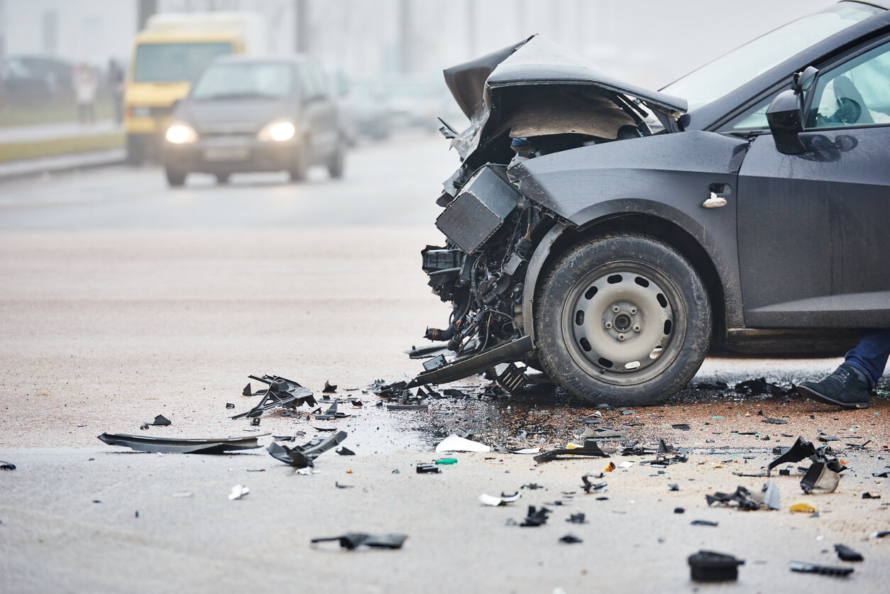 multi car accident